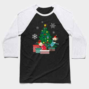 Terrance And Phillip Around The Christmas Tree Baseball T-Shirt